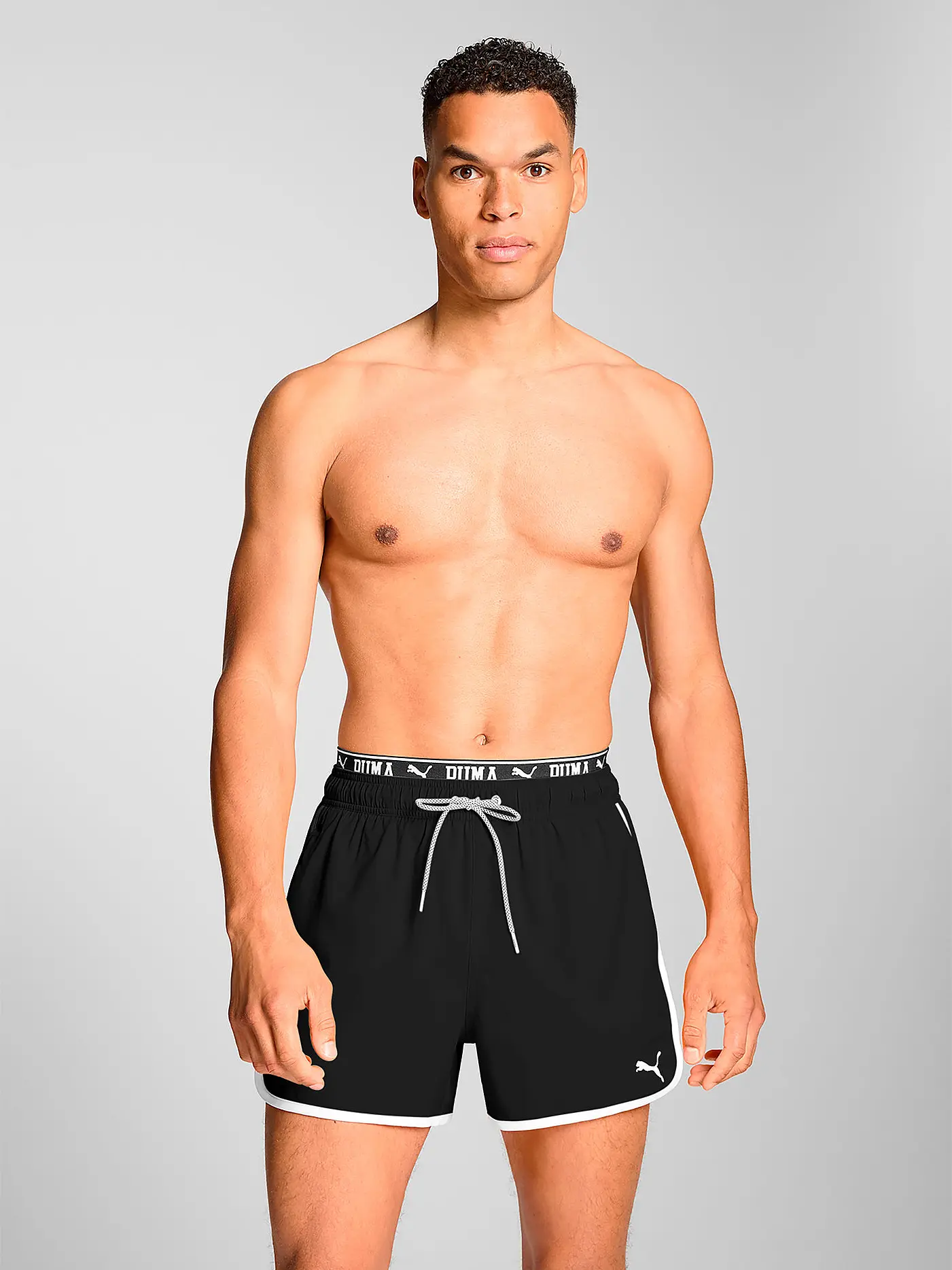 PUMA | Herren Badeshort Track | schwarz